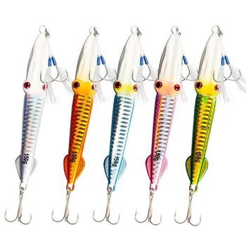 Luminous Laser Metal Jig, Offshore Boat Fishing Bait, 100g 150g Squid & Tuna Lure – Metal Jig – view 2