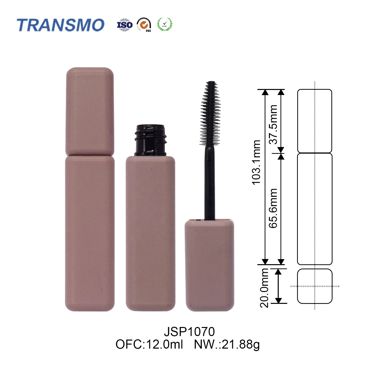 Rubber Paint 10ml Mascara Tube Custom Made Mascara Tube Packaging 12ml square Mascara Bottle Luxury