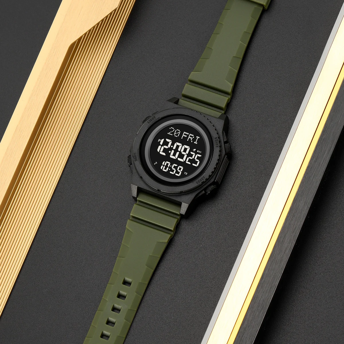 Luxury Digital Chronograph Sports Watch For Men Waterproof Odm