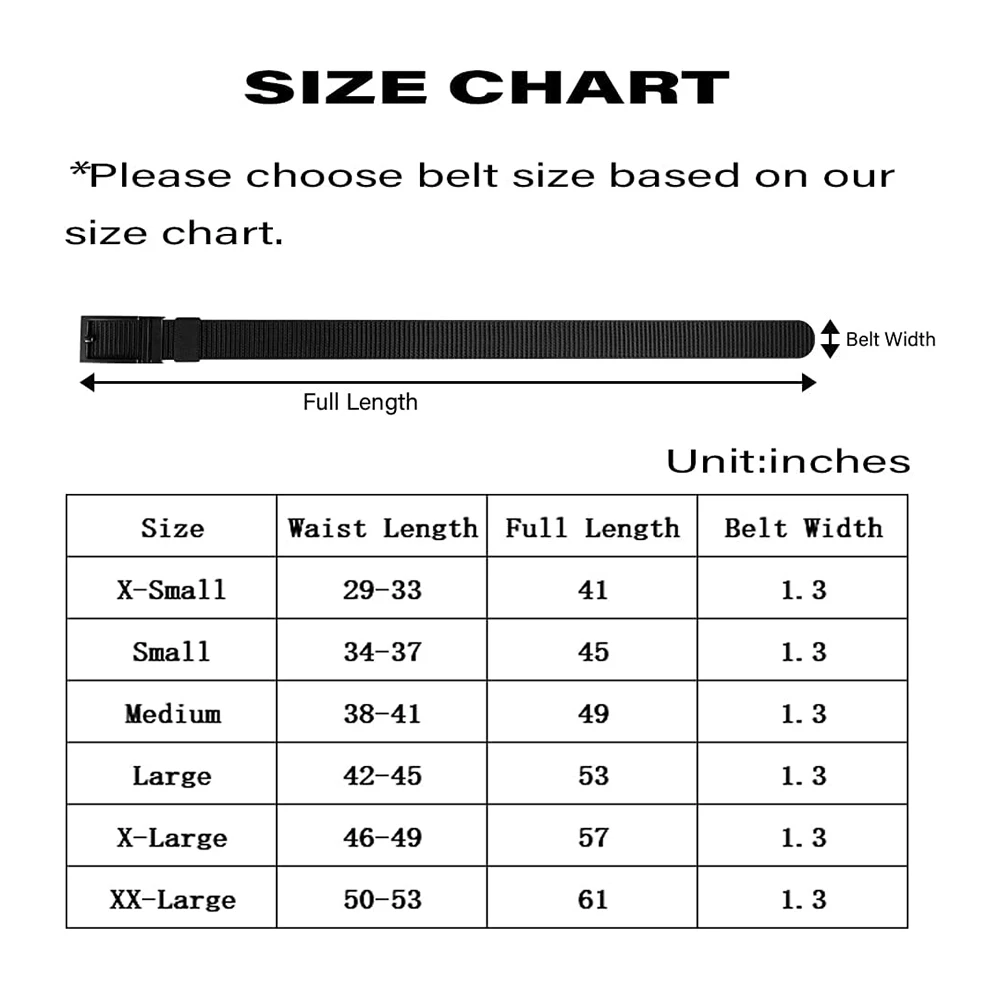 Wear-resistant Adjustable Training Ratchet Belt Durable Men Nylon Web Tactical Belt with Automatic Slide Buckle