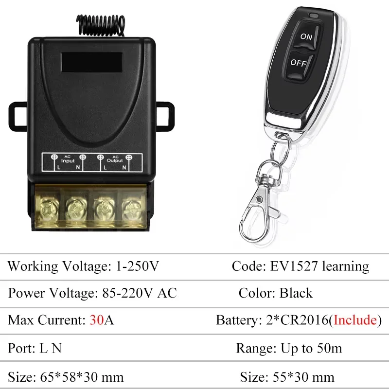 Ceiling Fan, 433MHz, 110V, 120V, 220V - detail 2