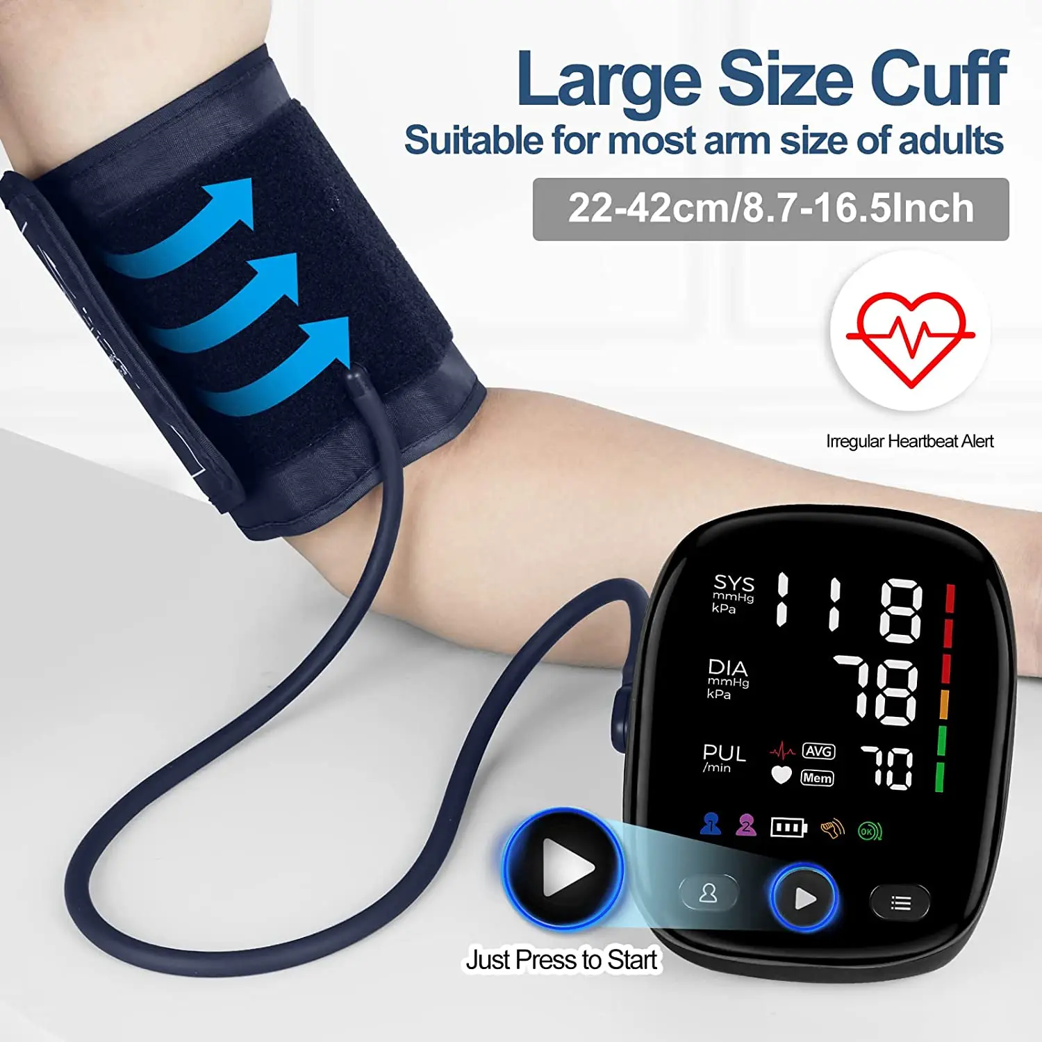 Finicare Blood Pressure Monitor Reliable Easy to Use