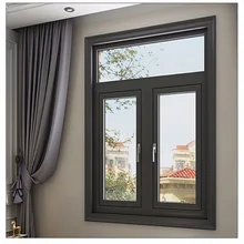Hurricane Impact Windows FRAME Glass System for Sale Home Modern Double Glazed Glass Casement Window