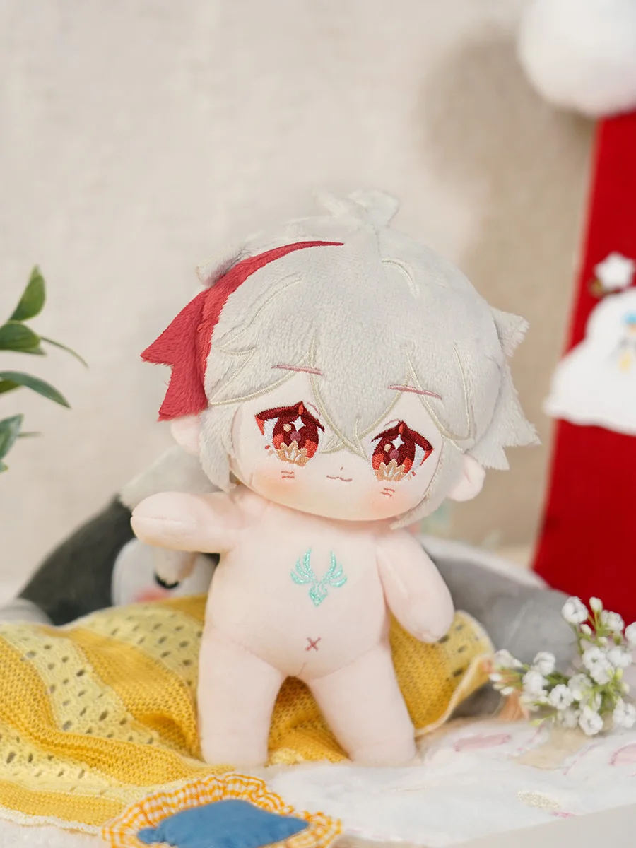 Genshin Impact Kaedehara Kazuha Klee Cosplay Plush Doll 20cm Nude Body ...