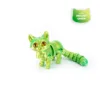 Lindo gato de 12 cm (verde de ensueño)