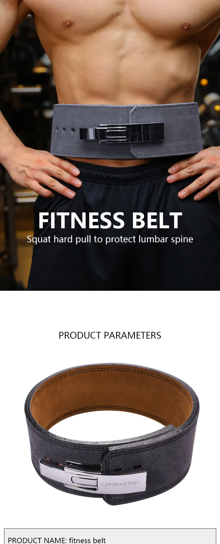 Best Selling Weight Lifting Lever Belt With Buckle Home Gym Equipment