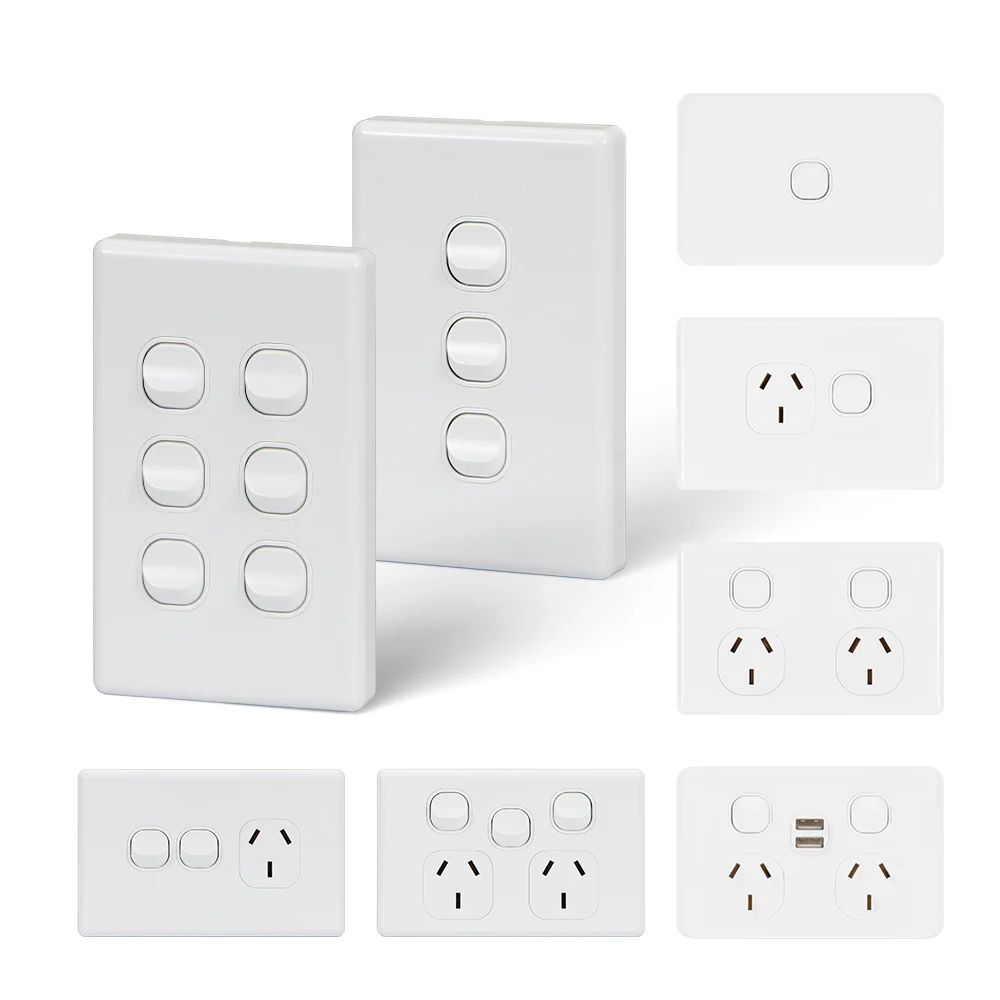 SAA Australian Standard Switch and Power Point Acrylic Glass Plate