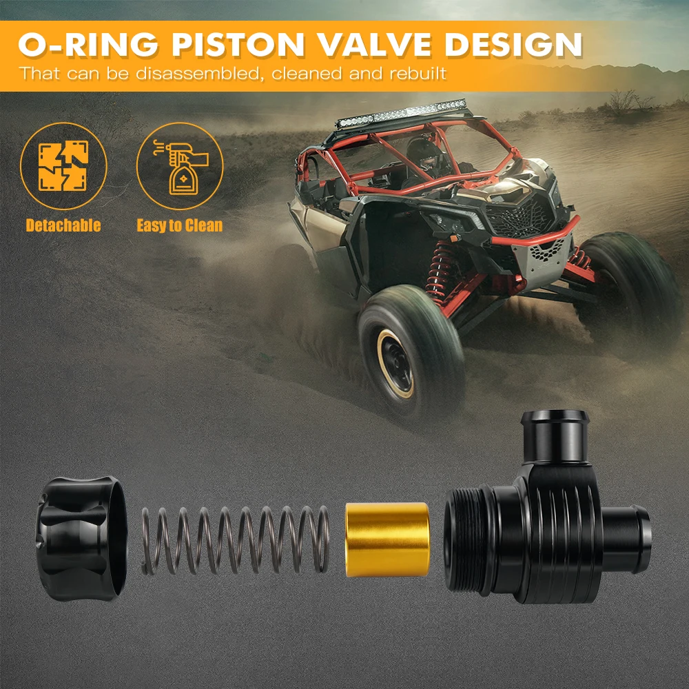 Nicecnc Upgraded Bov Blow Off Valve Kit With Adjustable Knob For Can Am