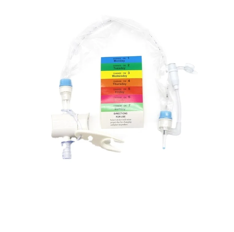 Disposable endotracheal suctioning system and closed suction tubes