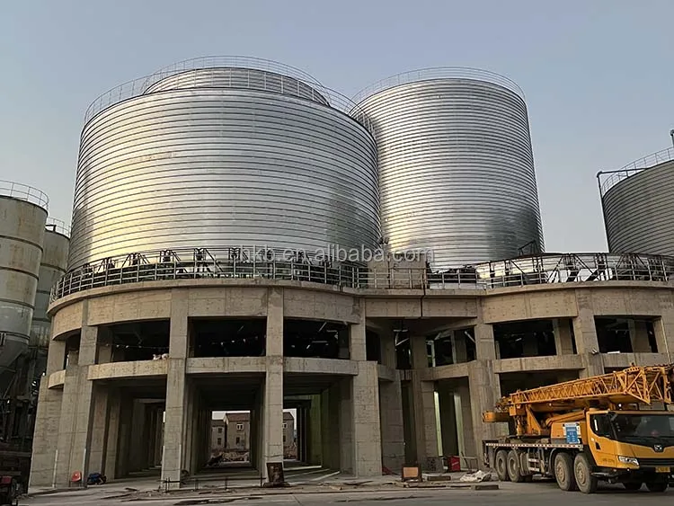 Silo of Limestone Storage Silo Sand Storage Silos