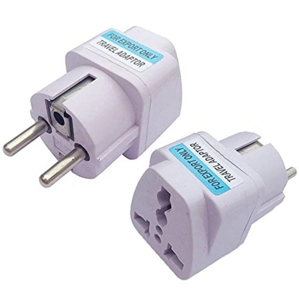 Universal UK US AU to EU AC Power Socket Plug Travel Charger Adapter Converter @ 