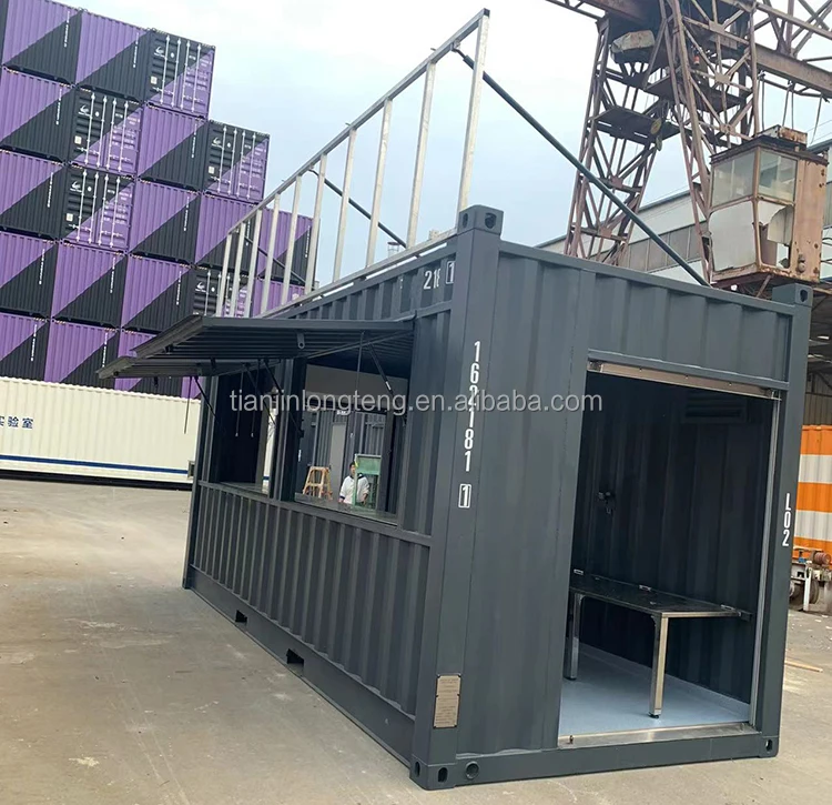 Modular Movable Coffee Shop Container - 6ft, 8ft, 10ft Mini Pop-Up Bar ...