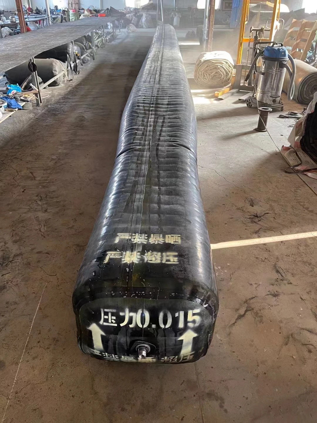 Inflatable Rubber Balloon Formwork for Culvert Construction