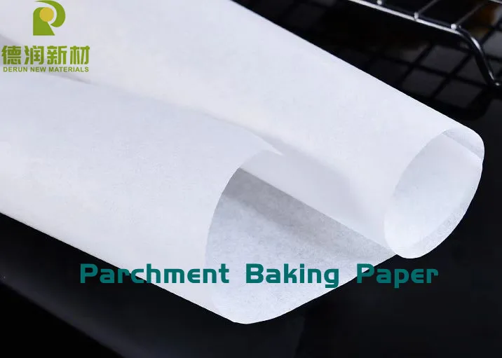 Kitchen Brand Logo Greaseproof Paper Parchment Roll Cut Rectangles