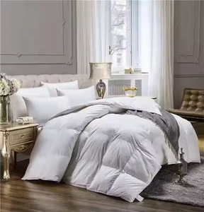 High Quality Full Bed White 4 Piece Comforter Set with Bed Sheets Pillow Bedding Sets Hotel Bedding Set for Wholesale