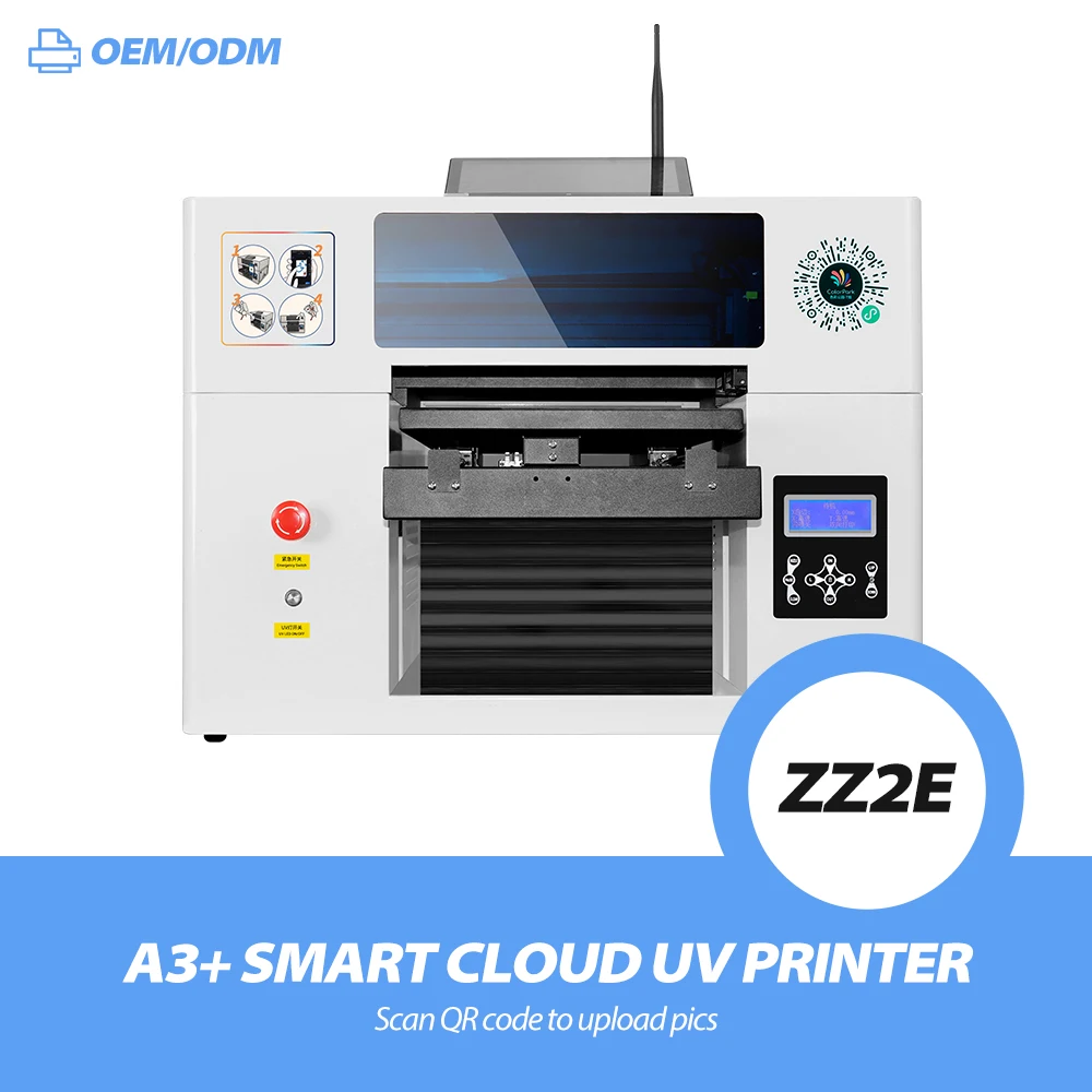 Digital Printing Shop Machines Uv Flatbed Printer A3 Photo Printers with Cylinder Printing