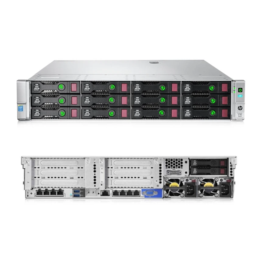 
Hot Sale HPE ProLiant DL380 Gen9 Rack Server SAS SATA 8 Bay hp proliant dl380 gen9 