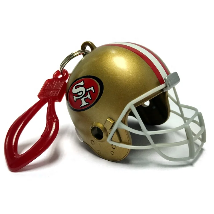 Source Custom Made Plastic 3D Helmet Keychain American Football