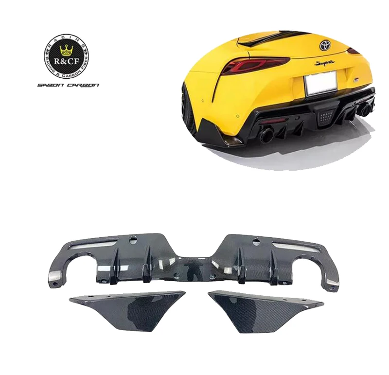 Lot De 2 Déflecteurs Coupe-vent En Fibre De Carbone Pour Toyota Supra