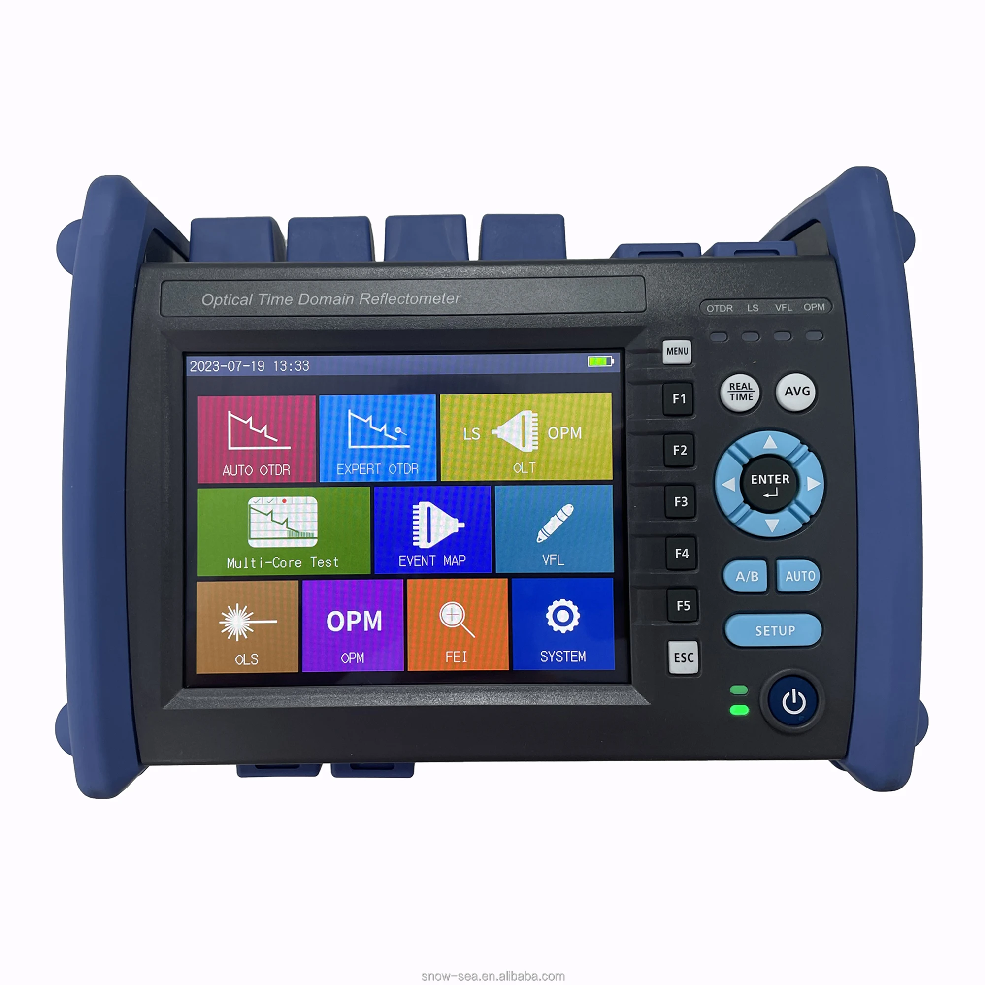 1310/1550nm 32/30db 100KM Touch Screen Multi-Core Test Intelligent 