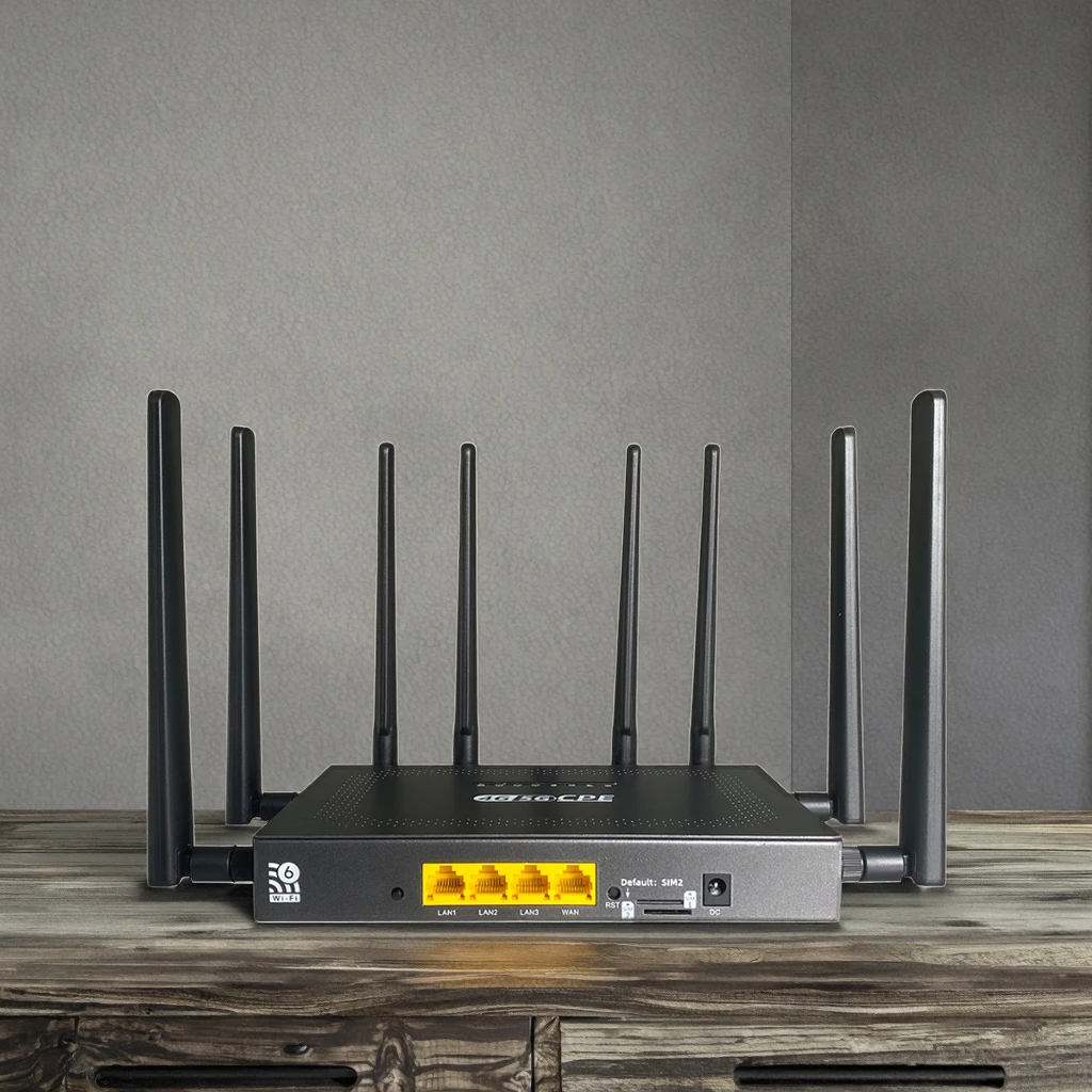 Z8105AX-M2-T Wifi6 5G Router AX3000 with 8 External Antennas