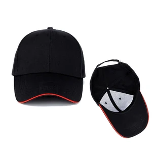 Wholesale Summer Hats Washed Baseball Soft Unisex Plain Color Poly-cotton Black Baseball Hats