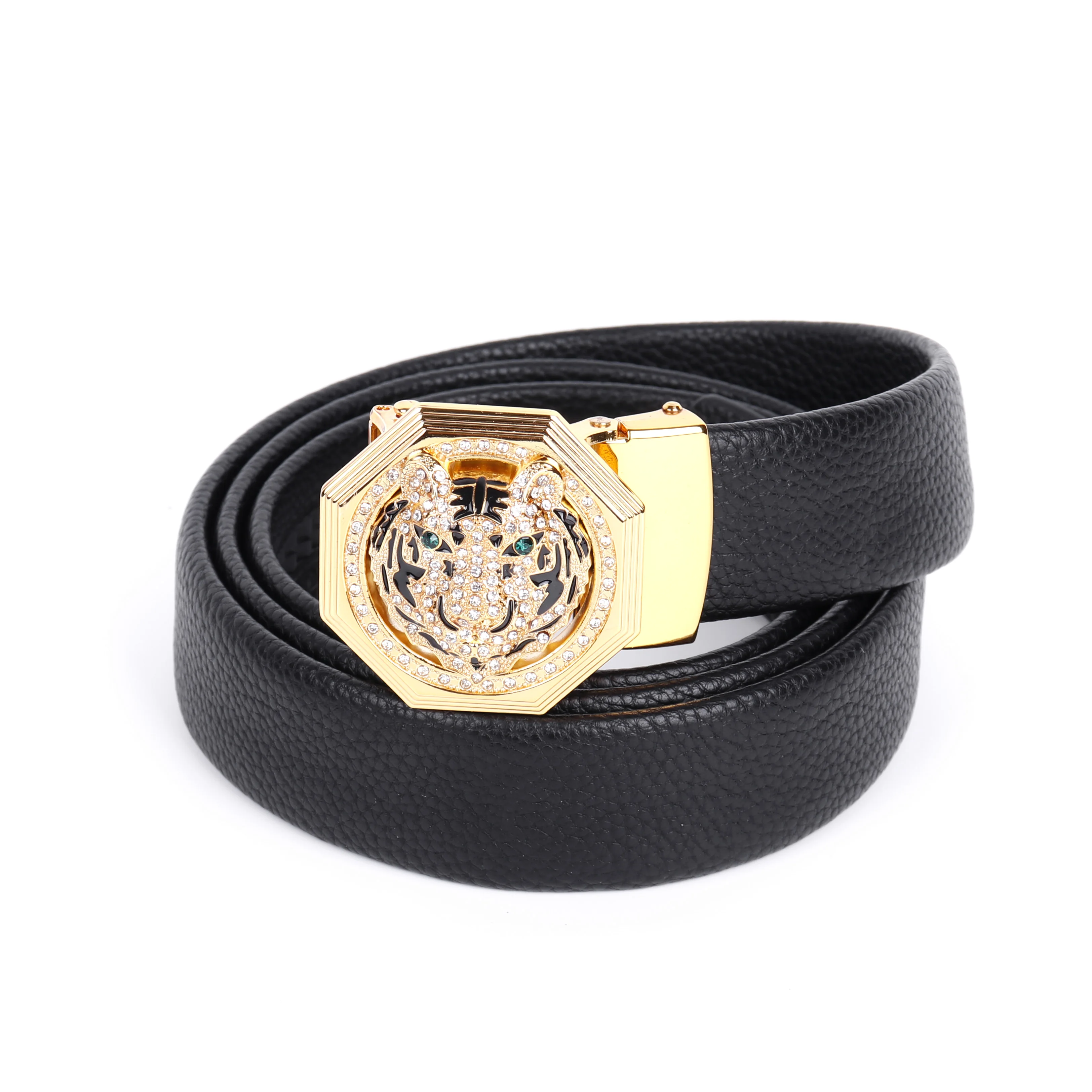 Tiger Genuine Leather Belt, Mens Tiger Luxury Belts