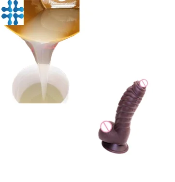 Wholesale  Body Platinum Liquid Silicone Rubber Making for Realistic  with Different Color Silicone Penis  Dildo Mold