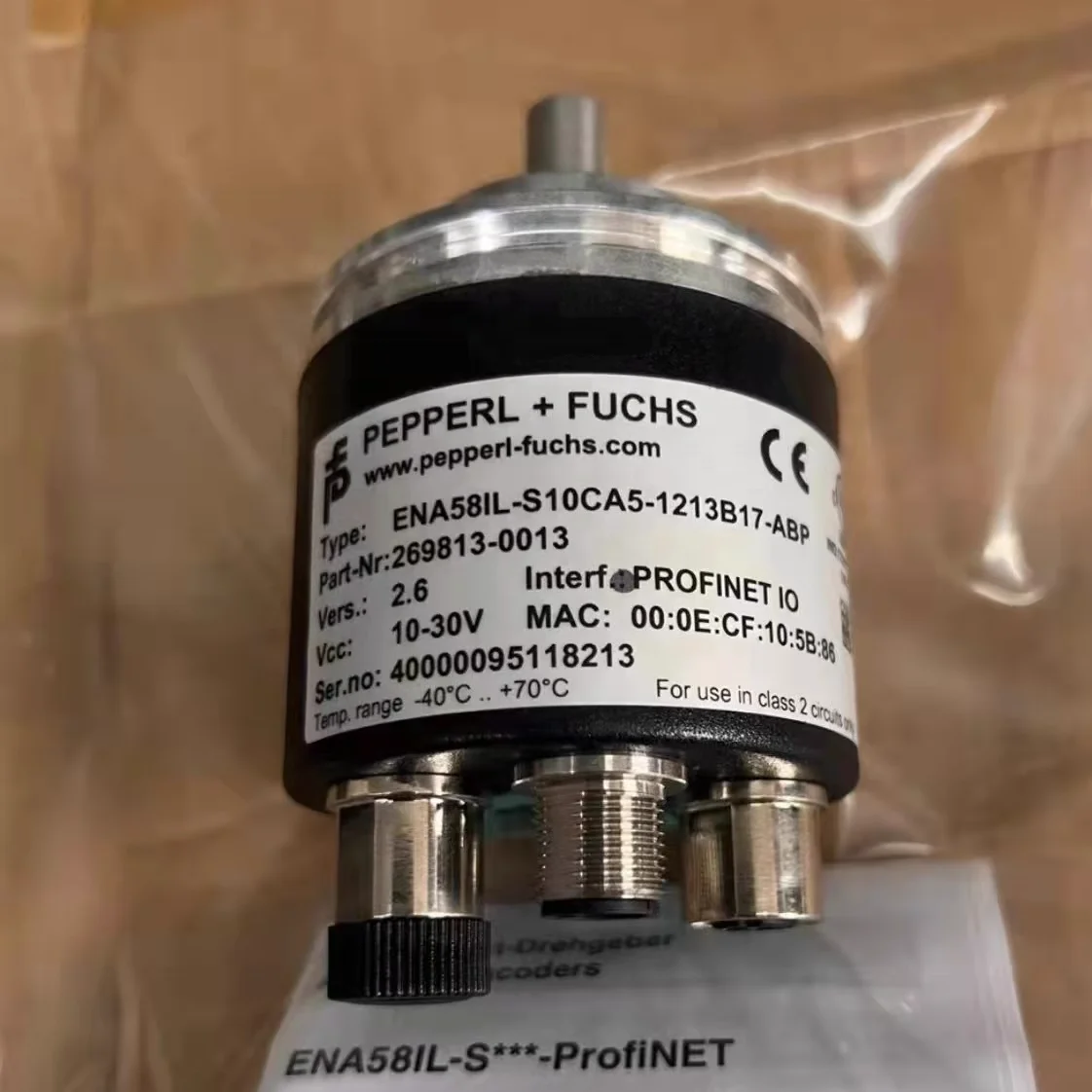 Original New Pepperl + Fuchs Absolute Rotary Encoder ENA58IL