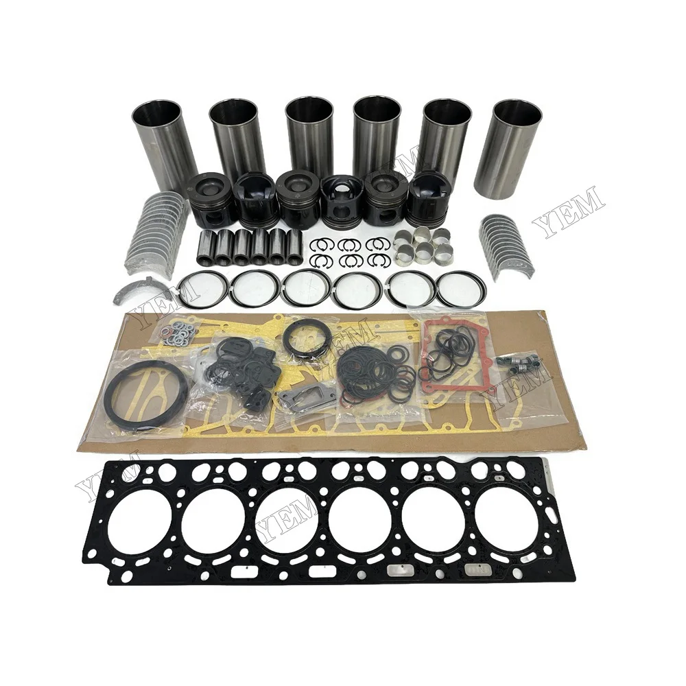 For Volvo D6D Overhaul Kit With Bearing Set Engine Parts Repair Replacement 6