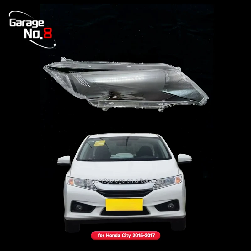 New Condition Light Diffusing Headlight Lens Cover Even Lighting Headlamp Cover for Honda City 2015 2016 2017