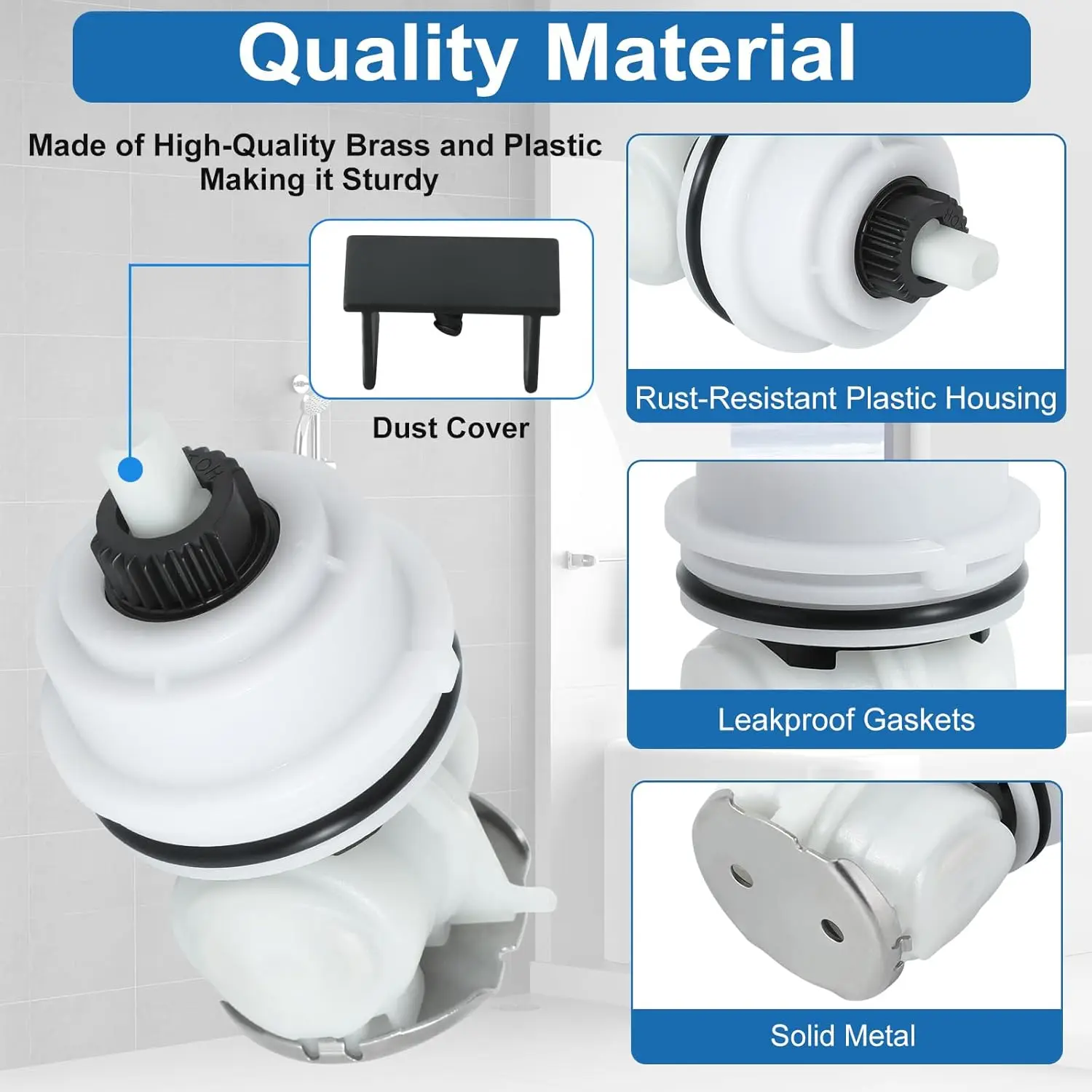 RP32104  Faucet Cartridge Replacement Kit for Delta Monitor 17 Series Shower Faucet Plastic Brass Valve Cartridge