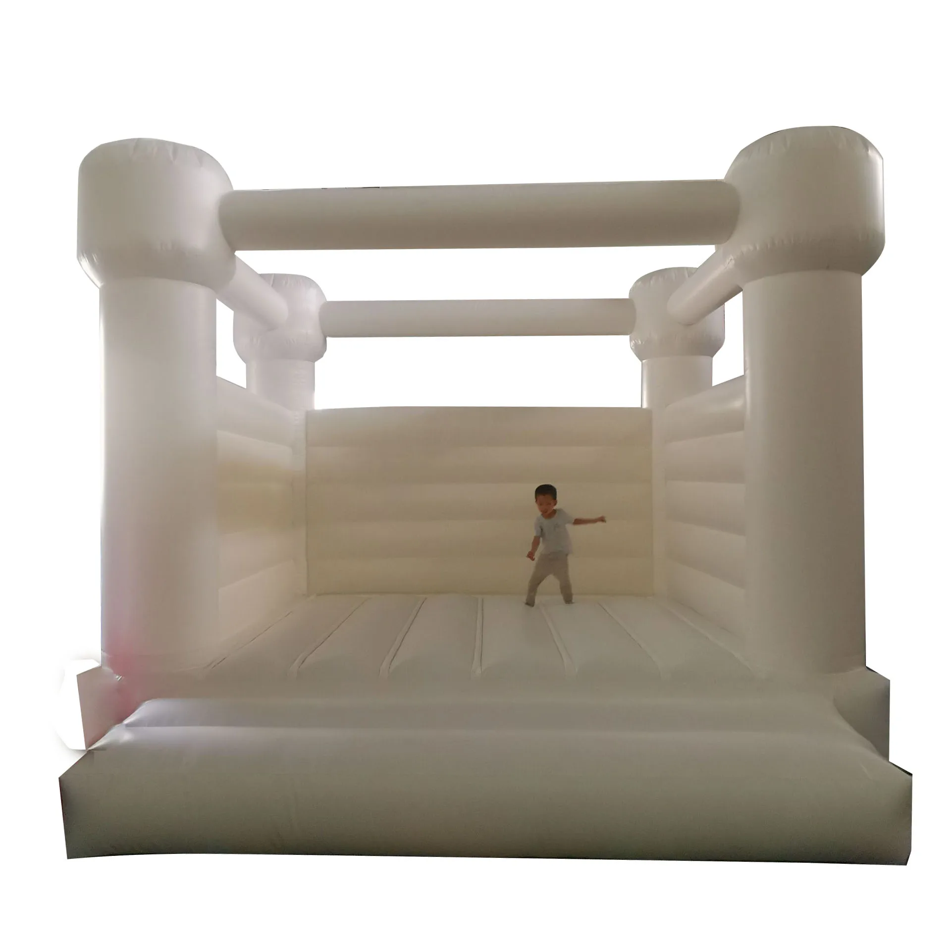 White Inflatable Bouncy Castle Combo Bounce House Inflatable Jumper ...