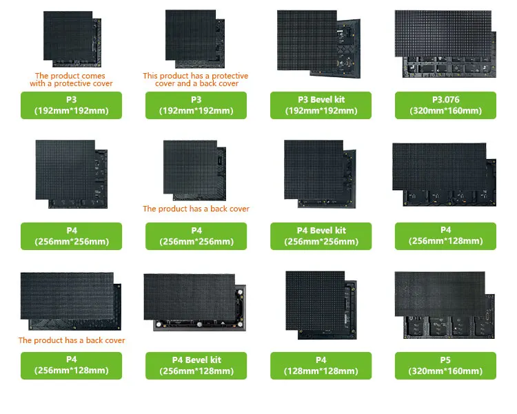 Outdoor P2.5 LED Display Modules Energy Saving LED Screen 320x160mm P2 ...