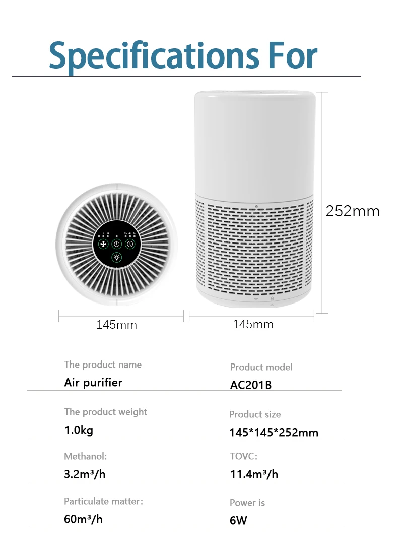 Air Purifier, Electric, ABS Plastic - detail 2