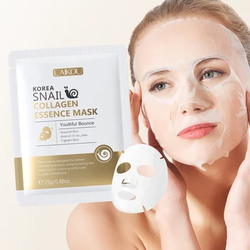 Lalkou Korea Snail Collagen Essence Facial Mask - Nourish