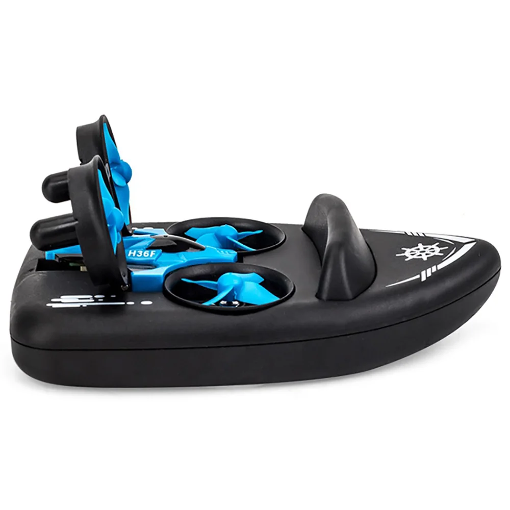 Upgraded H36 JJRC H36F Mini Drone 2.4G 3 in 1 RC Vehicle Flying Pocket Drone Land Driving Boat Toys RTR