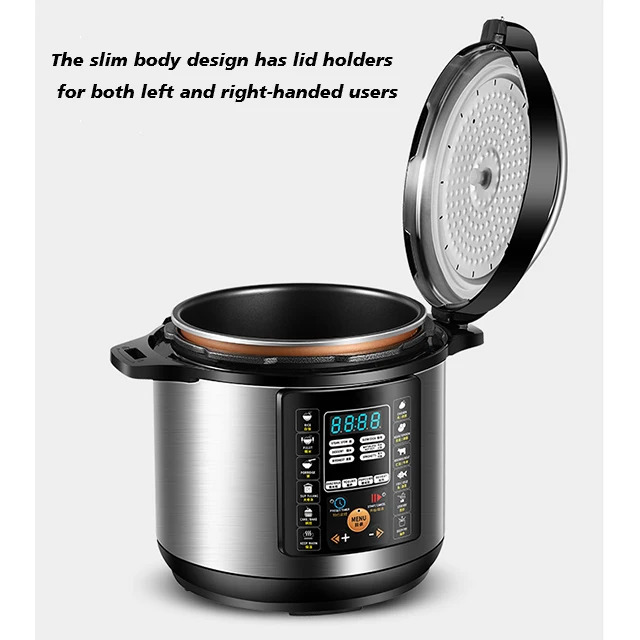 Electric Multifunctional Pressure Cooker Express Stainless Steel  Multicooker Instant Pot for Kitchen and Home Appliances 5L 220V - AliExpress