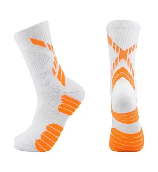 Wholesale High Quality Custom Logo Outdoor Sport Socks Men running Custom Basketball Socks