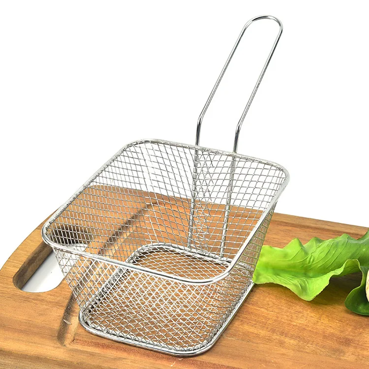 Заводская поставка металлическая корзина для картофеля фри высокого качества слива