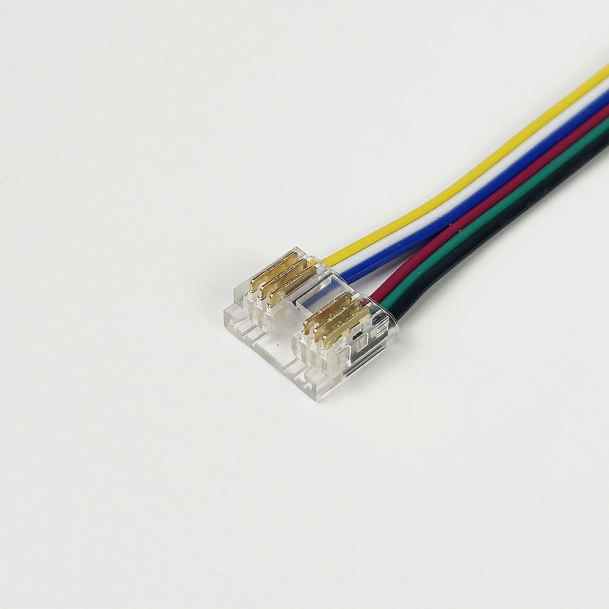 High Quality Led Strip Connector 5Mm-12Mm 2Pin 3Pin 4Pin 5Pin 6Pin Free Soldering Connector for SMD 5050 Rgb Rgbw Led Strip
