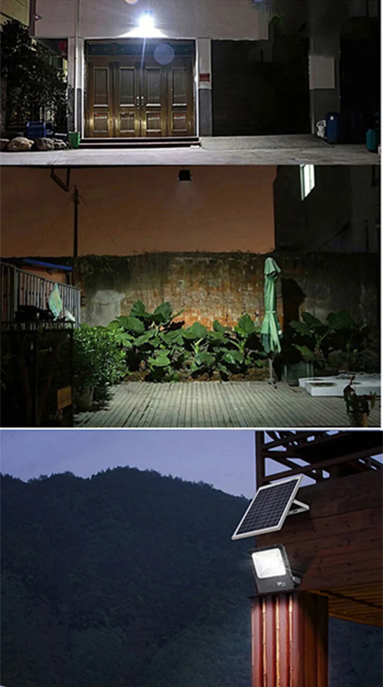 2021 LED Solar Flood Light High power Energy Saving Outdoor ip67 waterproof 25w 40w 60w 100w