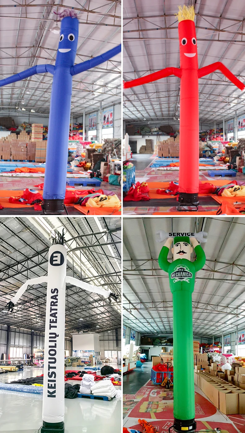 Promotional Inflatable Dancing Colorful Single Leg Inflatable Air Dancers for Advertising