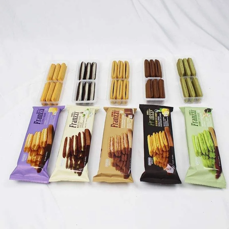 フランジー クッキー 115g バニラレモンチョコフレーバー ビスケット