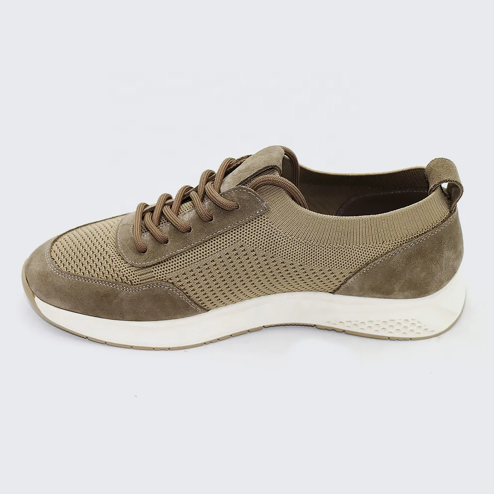 LANCI OEM Factory Sneaker Manufacturer Custom with Logo Men Knit Breathable  Sneakers Casual Mesh Trend Leisure slip on Shoes
