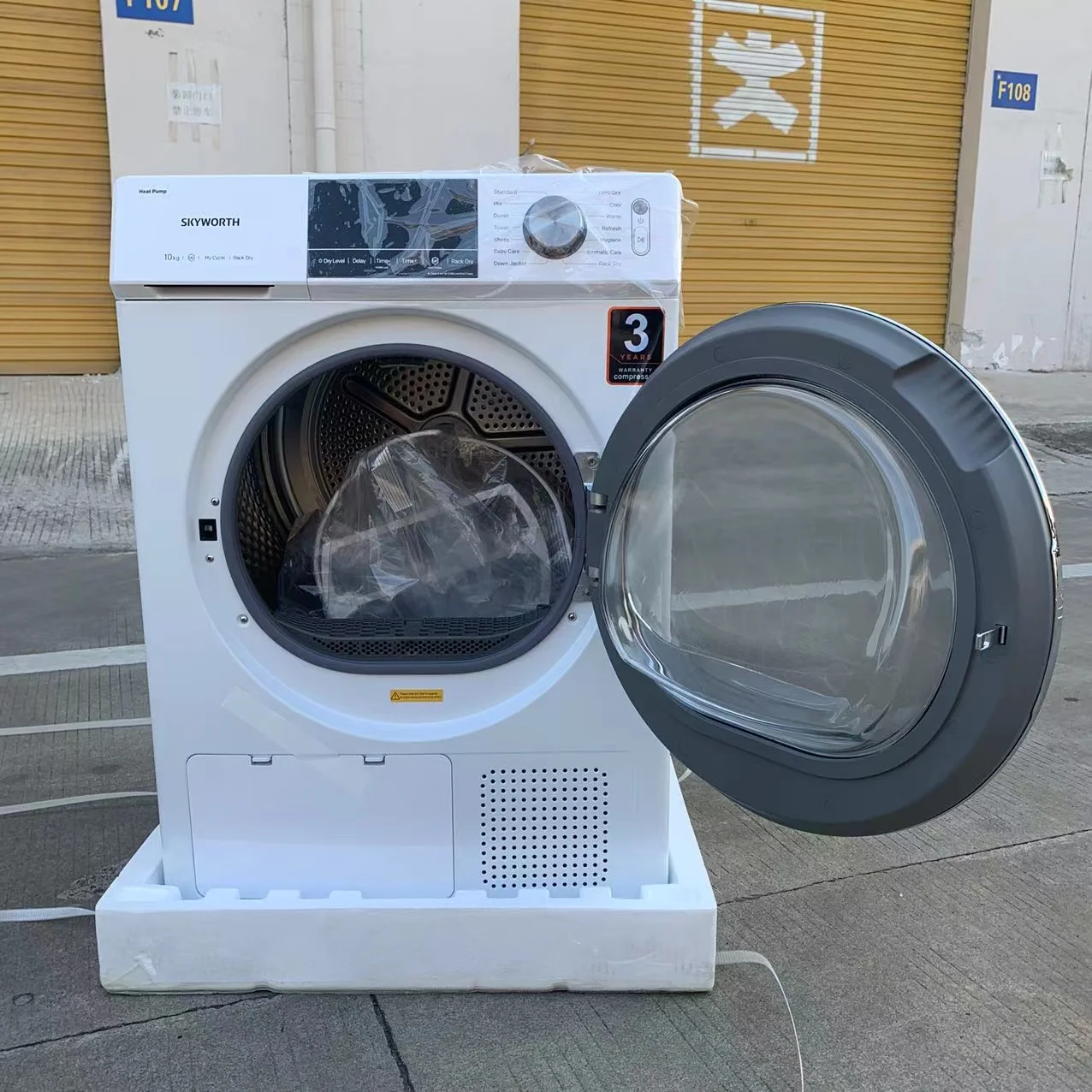 Household Clothes Dryer Machine Front Loading Tumble Dryer Heat Pump