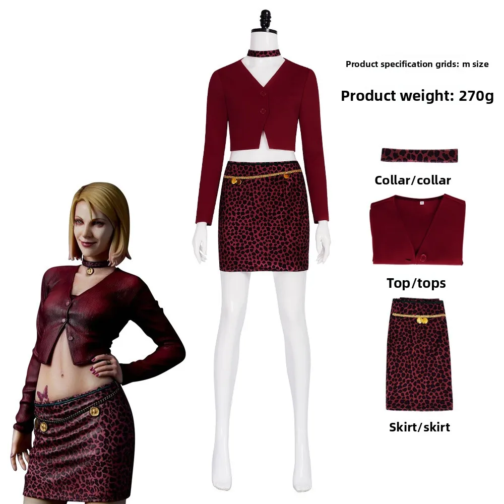Silent Hill Echo Cosplay Costume Set Halloween Spandex Factory-Made Horror  Role Play Women Adults Ume Brand Top Pants, image size:1000x1000