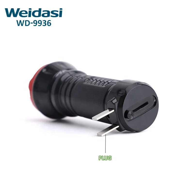 Wholesale Led Emergency Torch Light Electric Camping Led Flashlight with Recharge Battery
