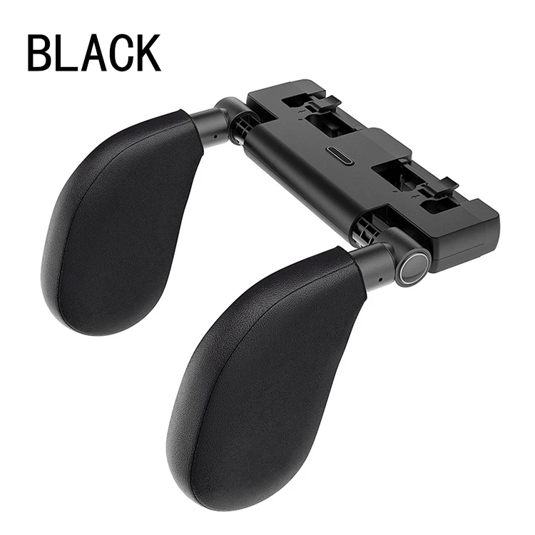ROHS Certification Memory Foam Head Support Cushion Travel Car Sleeping Neck Pillow for Adult Kids Car Headrest Pillow