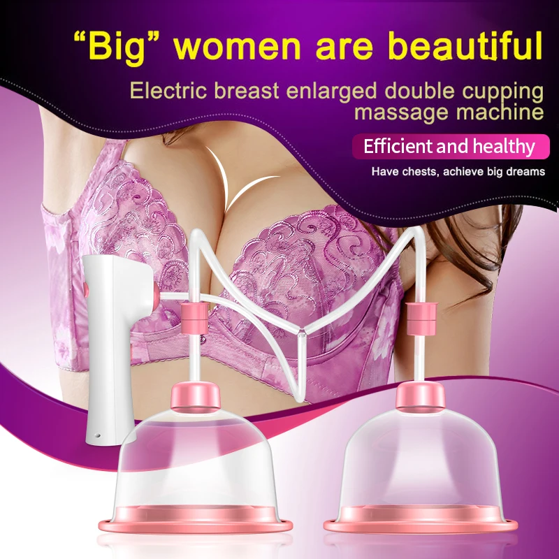Electric Breast Enhancer, Electric Breast Massager with Double